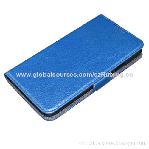 Top-layer Leather Mobile Phone Cases for Samsung Galaxy S5/9600, Elegant Style with Double Buttons